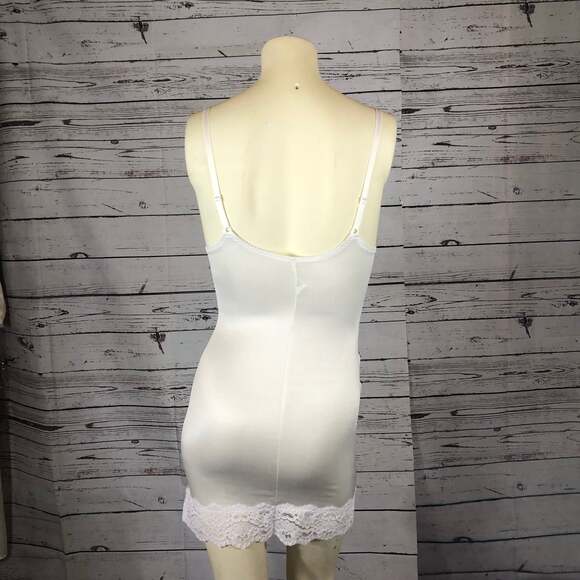 Vintage Victoria secrets Lace shapewear dress bundle of 2 in black & white 32 B - Picture 7 of 12